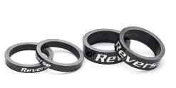 Reverse - Set D'entretoises De Direction Carbone 10mm / 5mm 1 1/8" (noir)