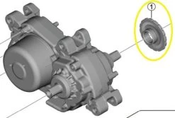 Shimano - Bague De Verrouillage Pour Moteur E5000