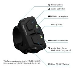 Shimano - Manette Gauche SW-EN600-L -Vélo Électrique Boutique shimano manette sw en600 l 1 3840x2160