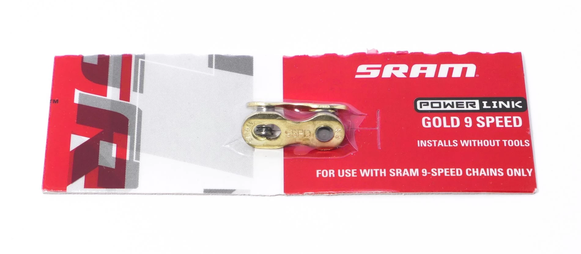 Sram - Attaches Rapides Power Link Gold Pour Chaînes 9 Vitesses 3 Sram - Attaches Rapides Power Link Gold Pour Chaînes 9 Vitesses