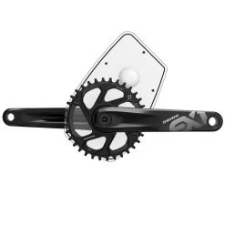 Flyer Sram - Paire De Manivelles EX1 ISIS Noir -Vélo Électrique Boutique sram e e bike crank set ex1 isisis black example 2 3840x2160